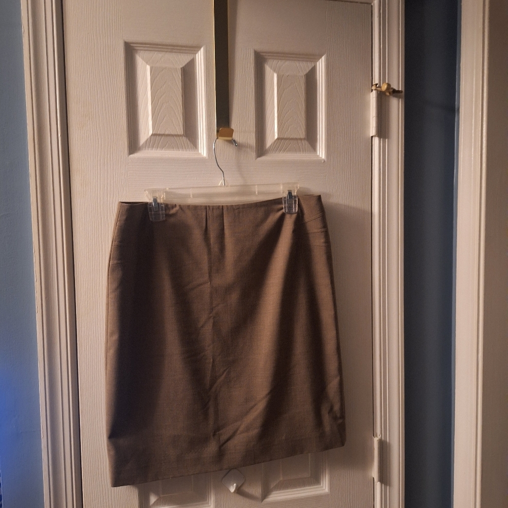Classic Brown Women's Pencil Skirt By AK Ann Klein**